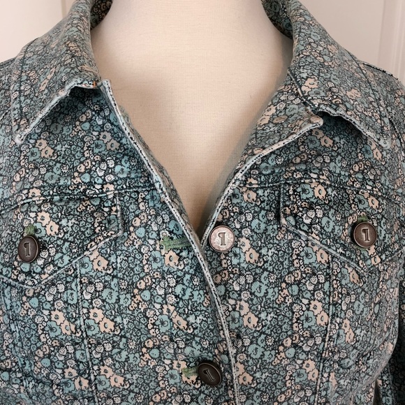 Anthropologie Jean Jacket Medium Pilcro Letter - Picture 7 of 8